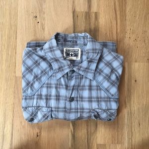 Plaid Converse Short-sleeve Button Down